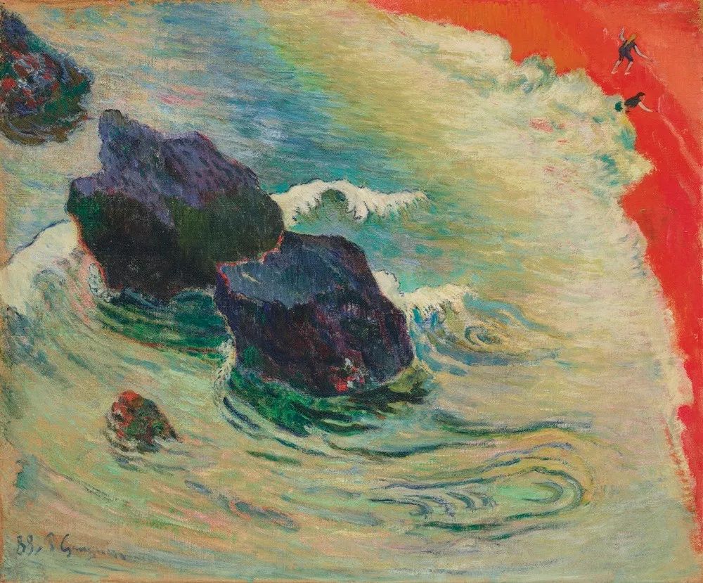 保羅·高更， 《海浪》，1888。圖片：Courtesy Christie's Images Ltd.